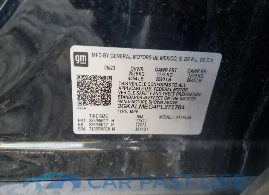 3GKALMEG4PL271704# 12