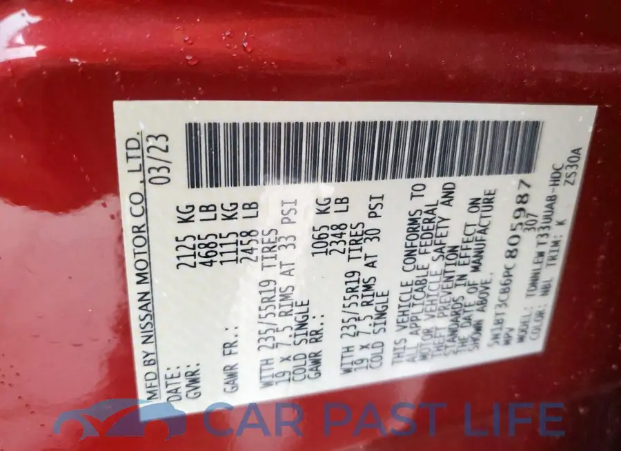 5N1BT3CB6PC805987# 14