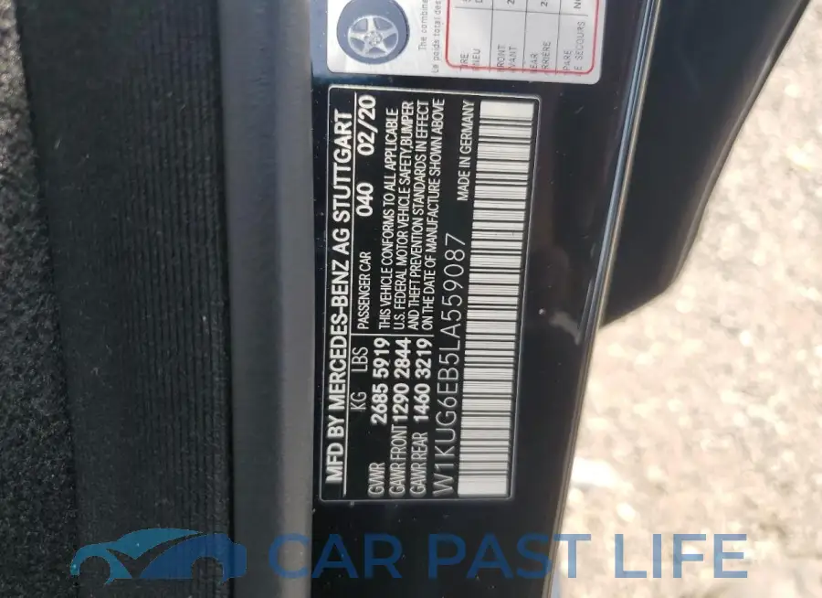 W1KUG6EB5LA559087# 12