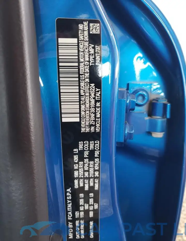 ZFBNF3B16MP945224# 14
