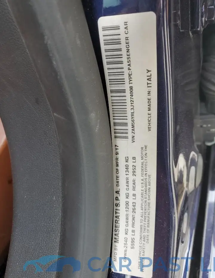 ZAM56YRL3J1274008# 13