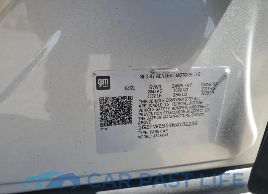 1G1FW6S04N4101236# 12