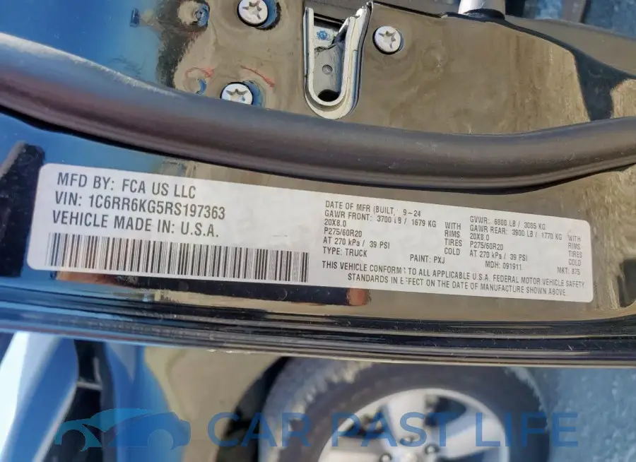 1C6RR6KG5RS197363# 12