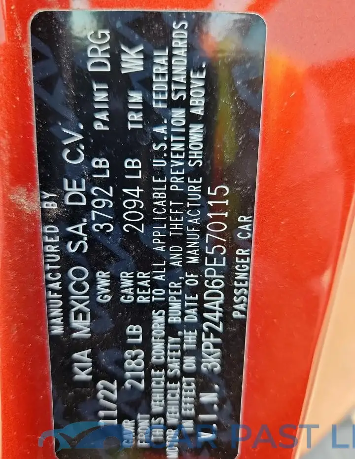 3KPF24AD6PE570115# 12