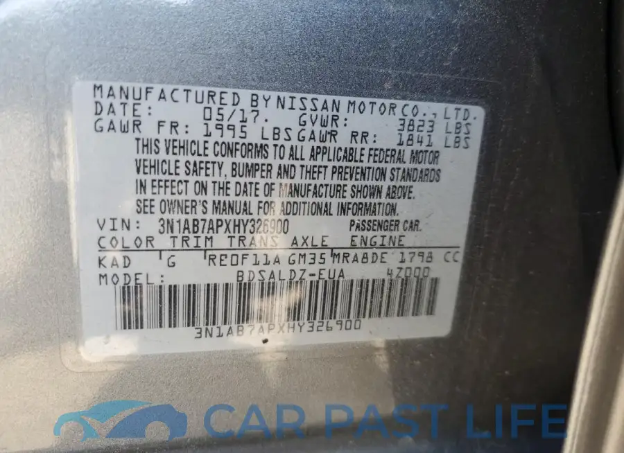 3N1AB7APXHY326900# 12