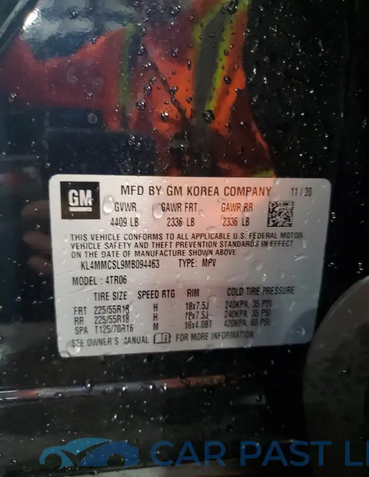 KL4MMCSL9MB094463# 13