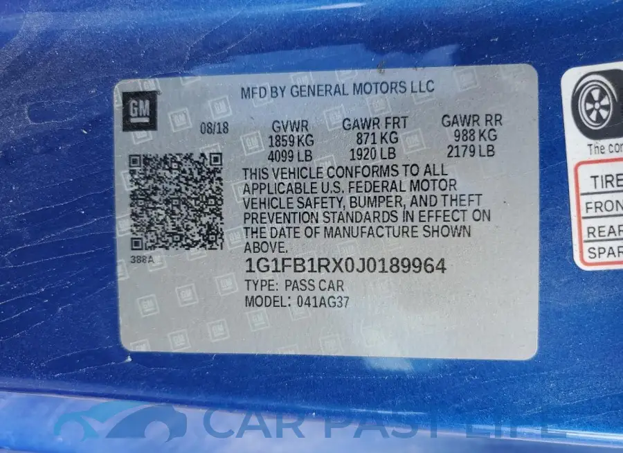 1G1FB1RX0J0189964# 13