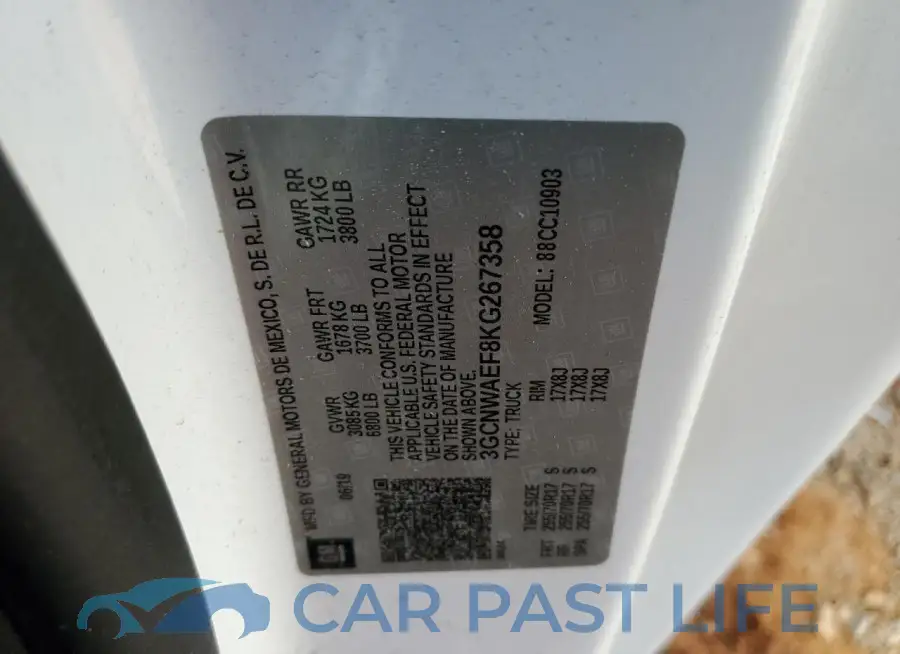 3GCNWAEF8KG267358# 12