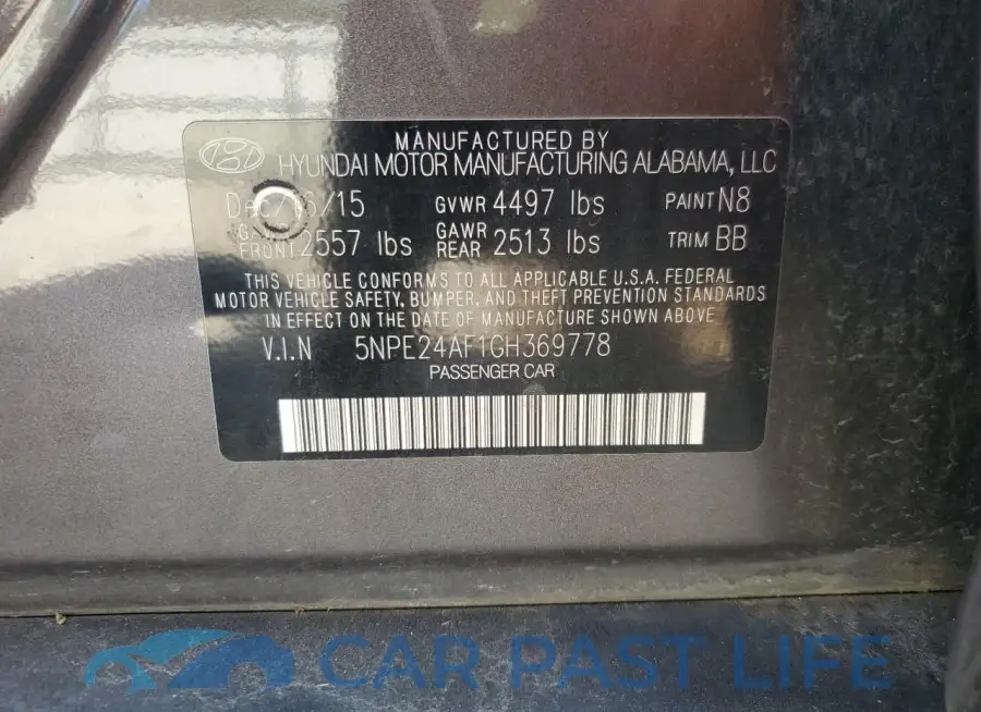 5NPE24AF1GH369778# 12