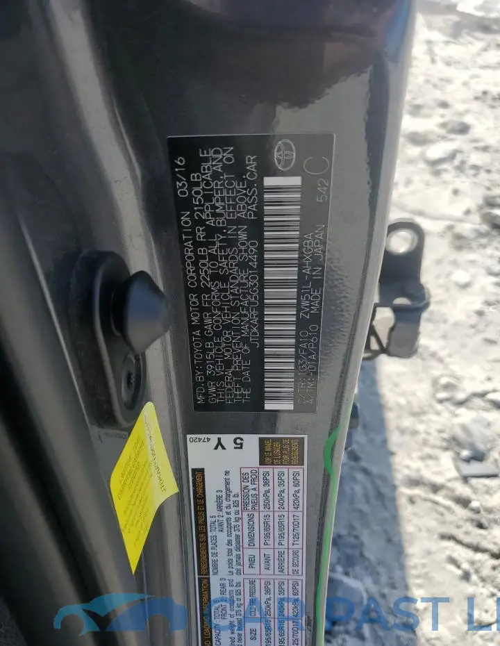 JTDKARFU5G3014490# 13