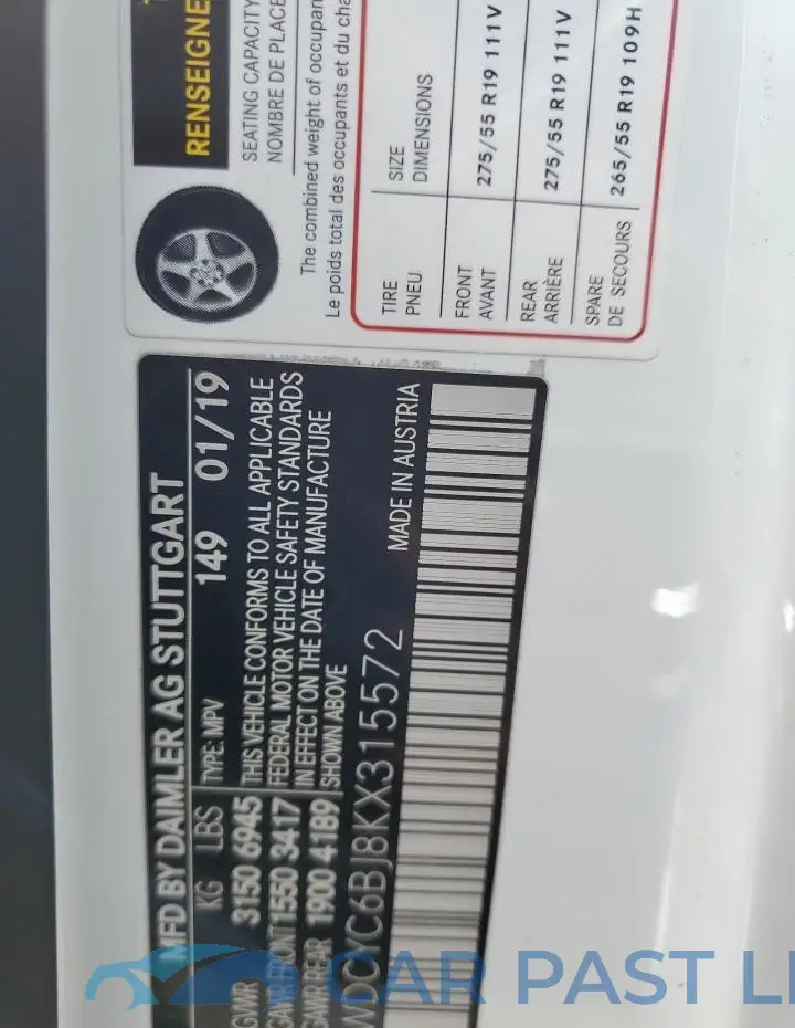 WDCYC6BJ8KX315572# 13