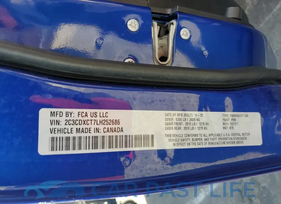 2C3CDXCT7LH252686# 12