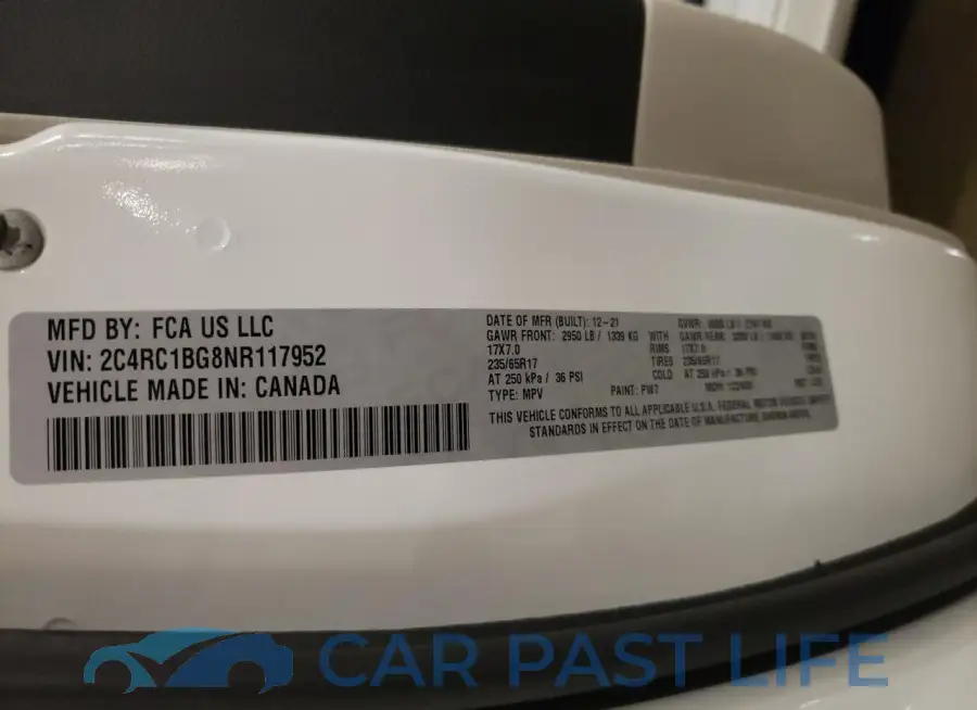 2C4RC1BG8NR117952# 13
