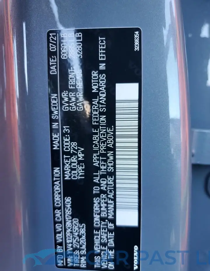 YV4102PK8N1785406# 13