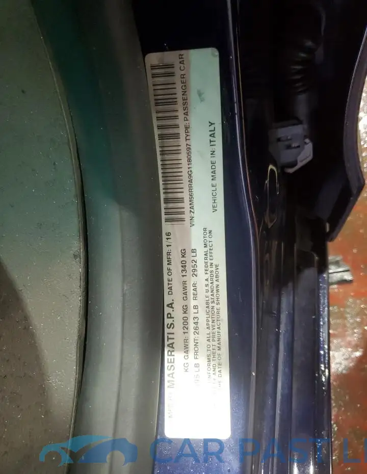 ZAM56RRA9G1180597# 12
