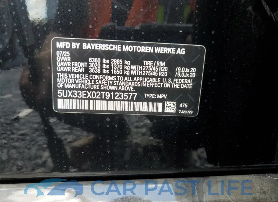 5UX33EX02T9123577# 13