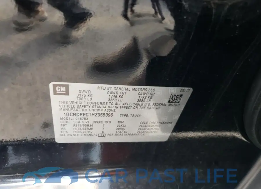 1GCRCPEC1HZ355096# 12