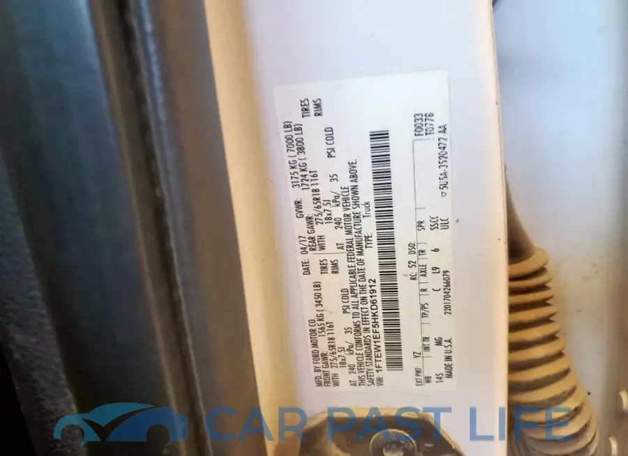 1FTEW1EF5HKD61912# 12