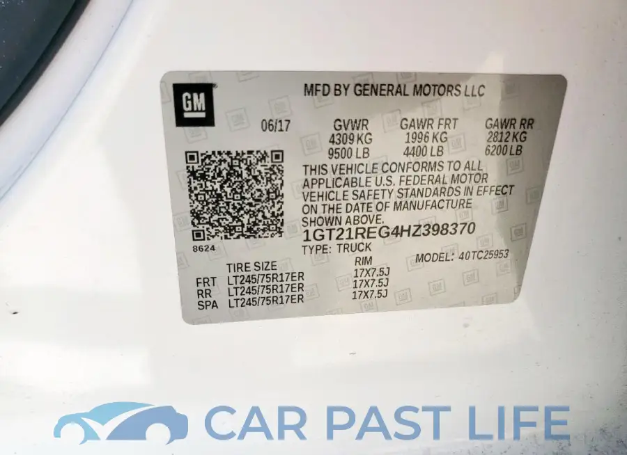 1GT21REG4HZ398370# 12