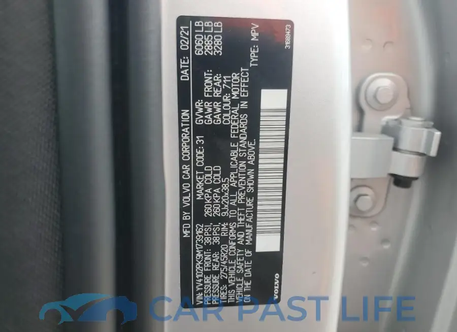 YV4102PK9M1739162# 13