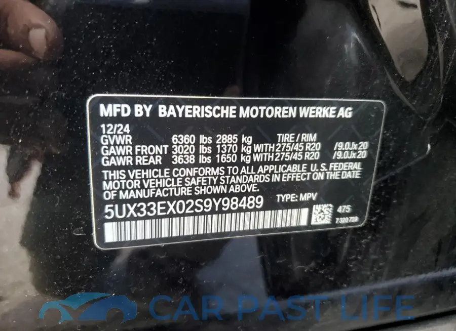 5UX33EX02S9Y98489# 14