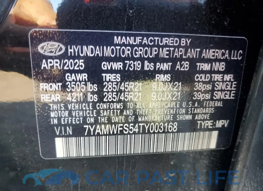 7YAMWFS54TY003168# 13