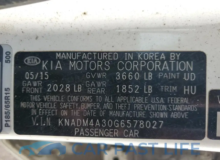 KNADM4A30G6578027# 12