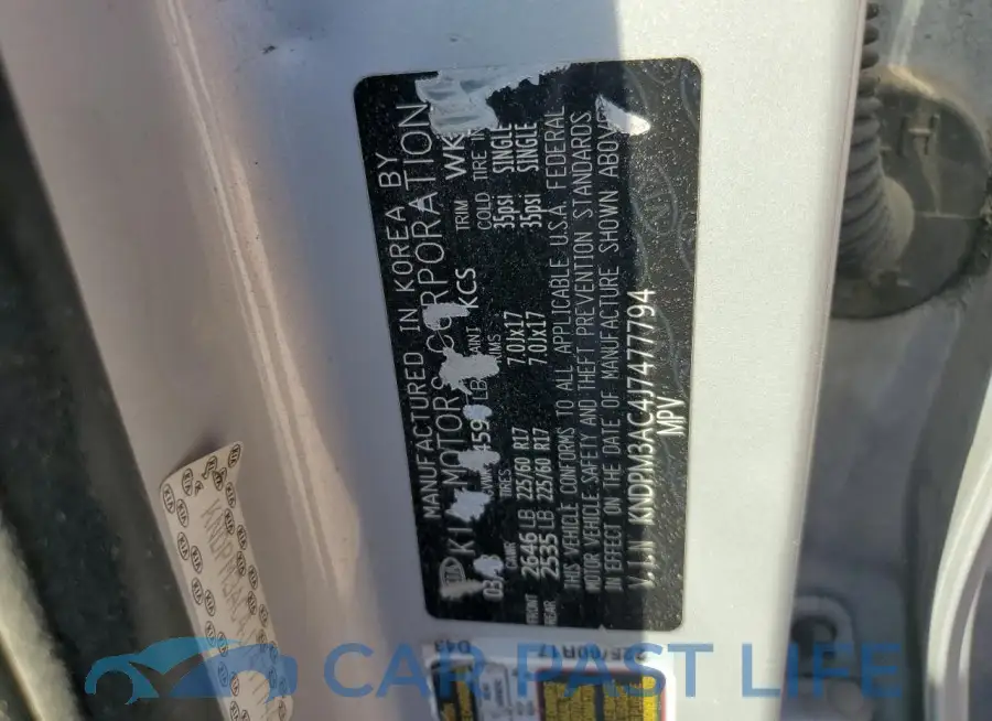 KNDPM3AC4J7477794# 12