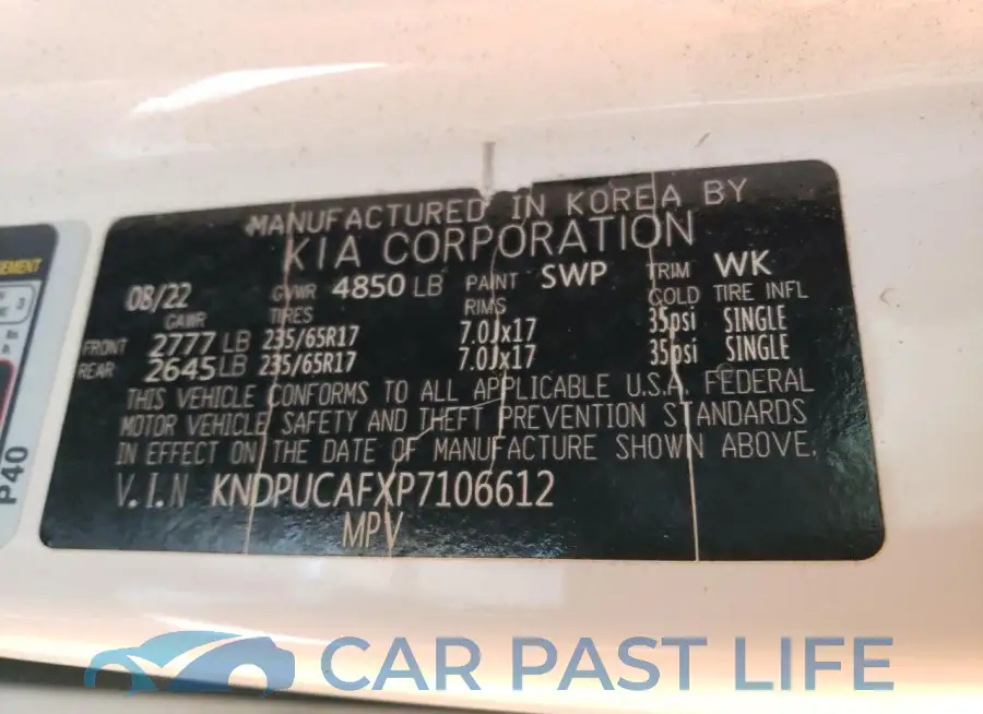 KNDPUCAFXP7106612# 13