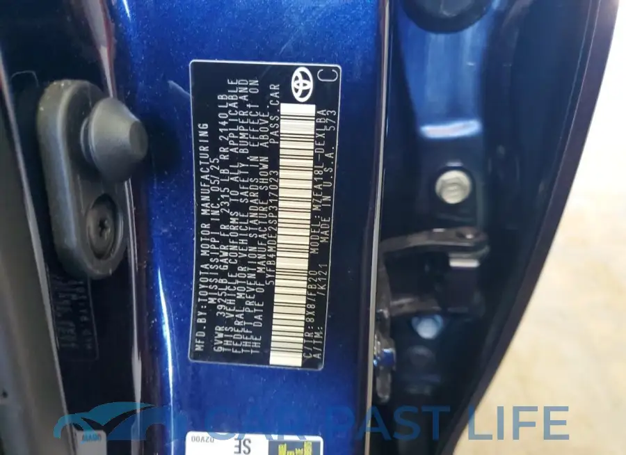 5YFB4MDE2SP317023# 13