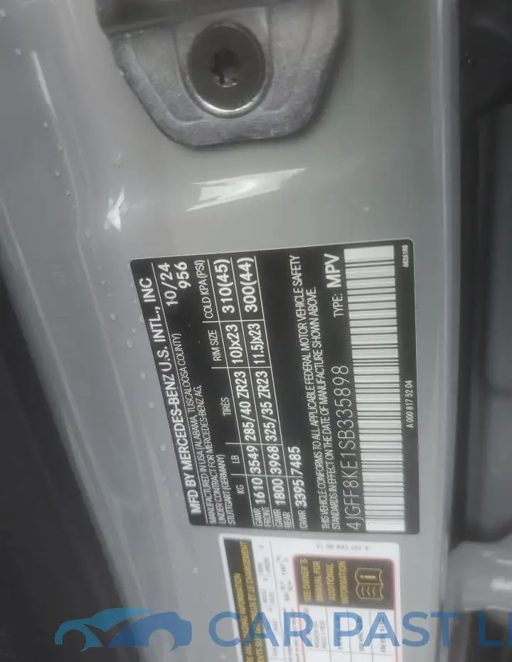 4JGFF8KE1SB335898# 13
