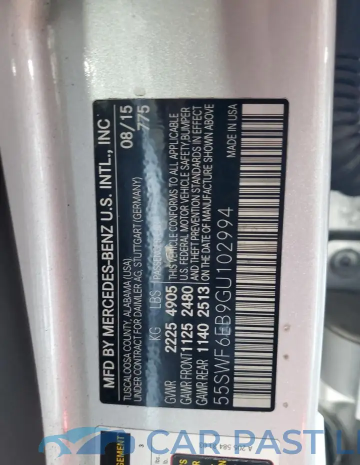 55SWF6EB9GU102994# 13