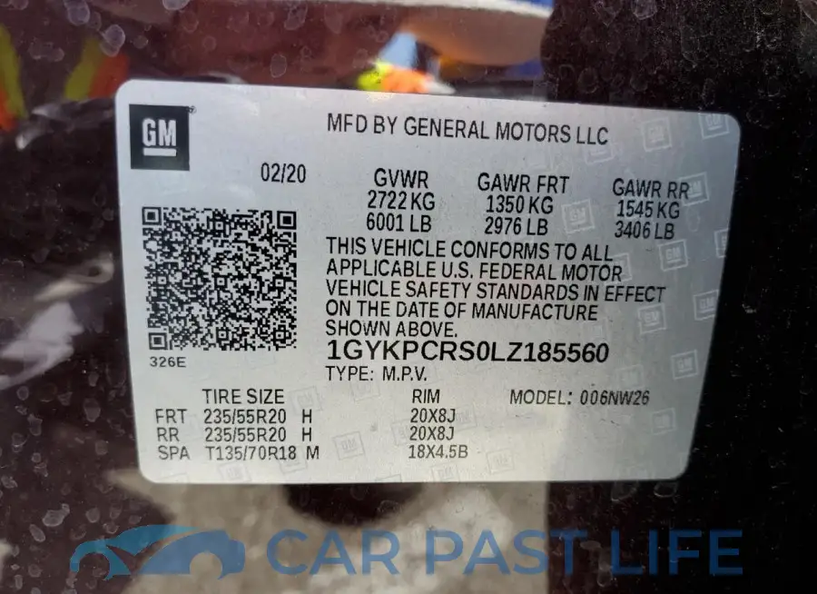 1GYKPCRS0LZ185560# 14