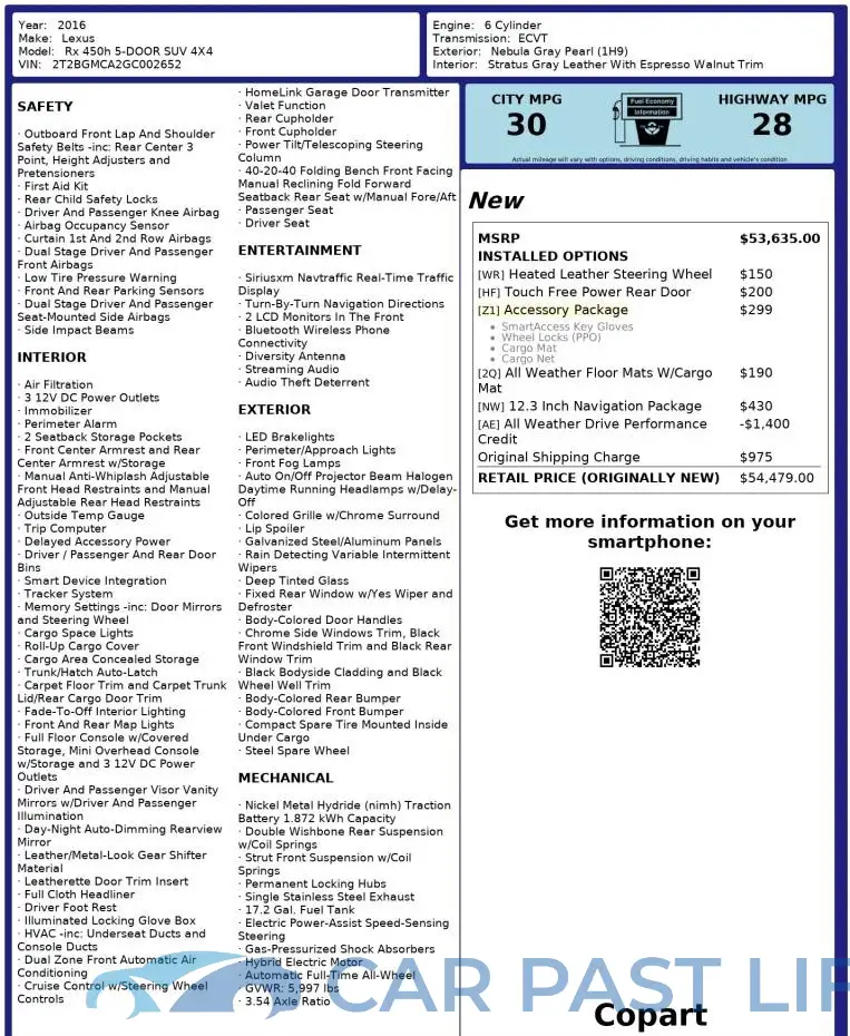 2T2BGMCA2GC002652# 10