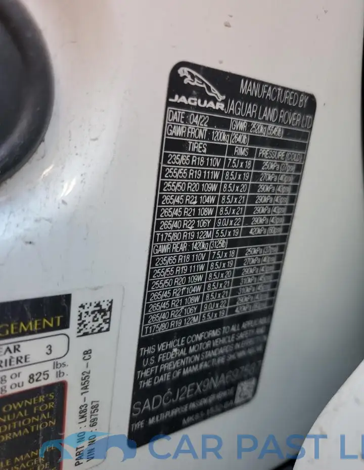 SADCJ2EX9NA697587# 13