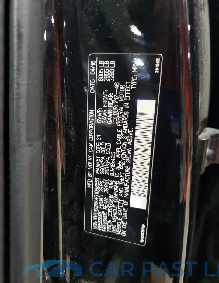 YV4102XK4G1088656# 13
