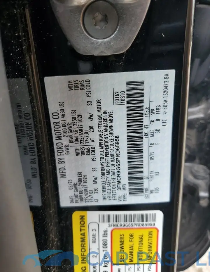 3FMCR9G65PRD65958# 13