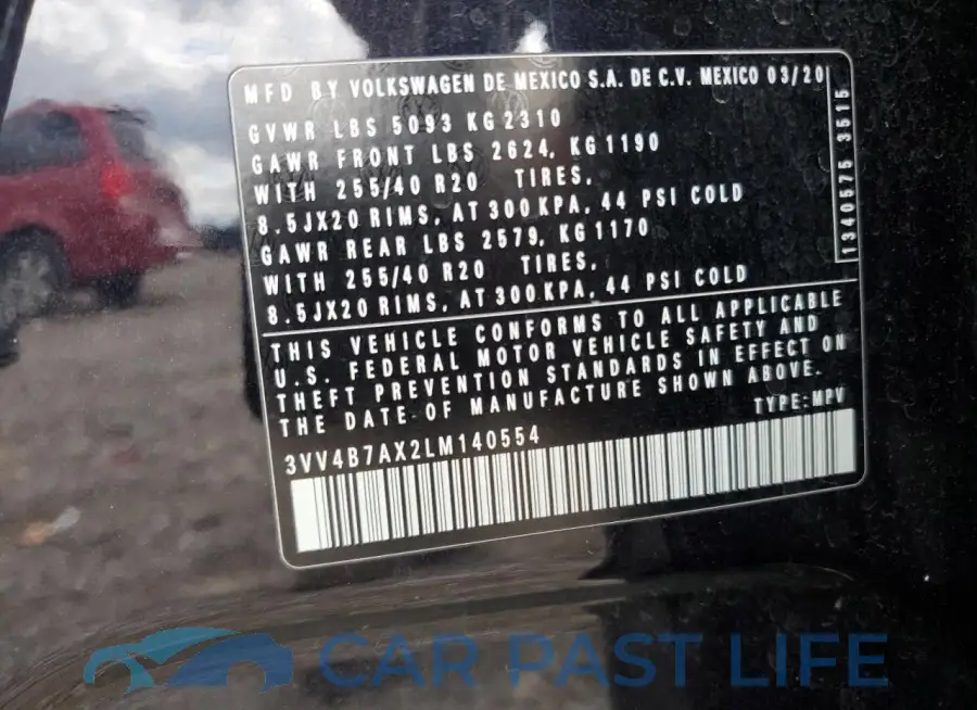 3VV4B7AX2LM140554# 13
