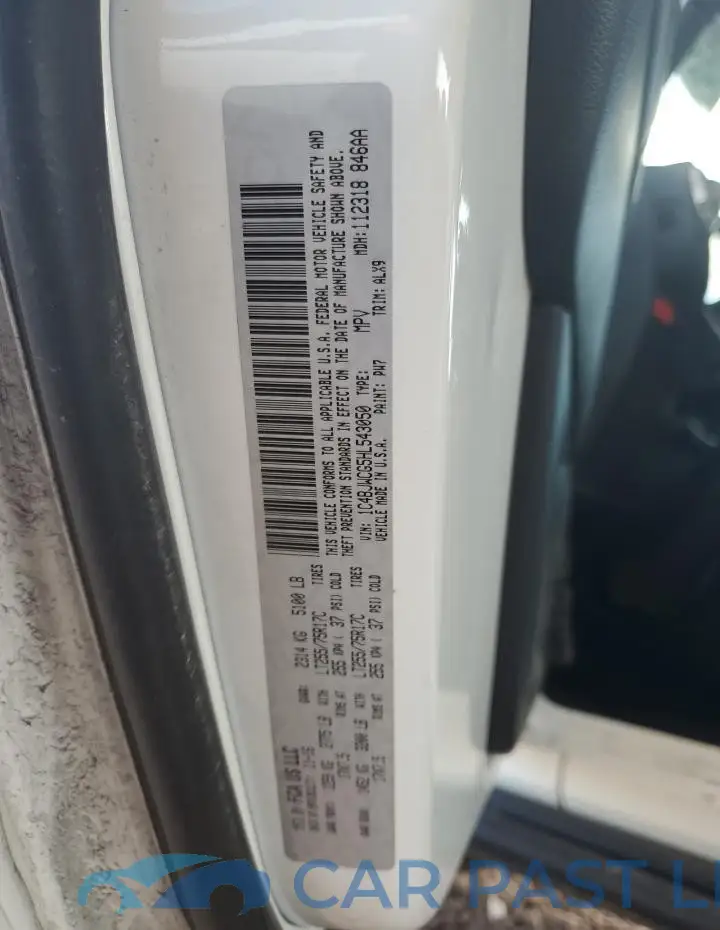 1C4BJWCG5HL543050# 12