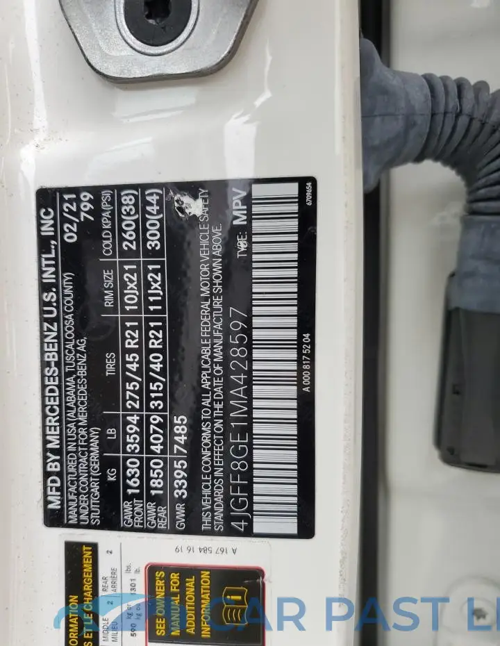 4JGFF8GE1MA428597# 14