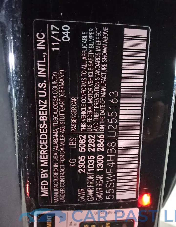 55SWF4HB8JU255163# 12