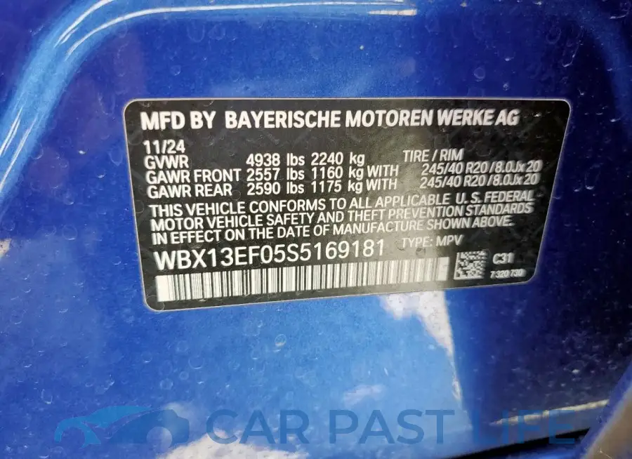 WBX13EF05S5169181# 14
