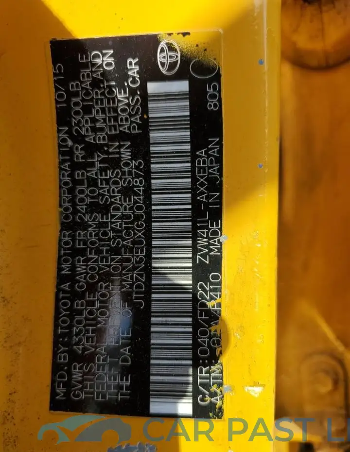 JTDZN3EUXGJ044873# 13