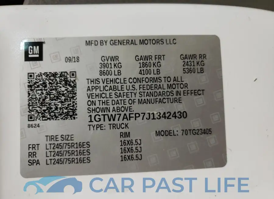 1GTW7AFP7J1342430# 13