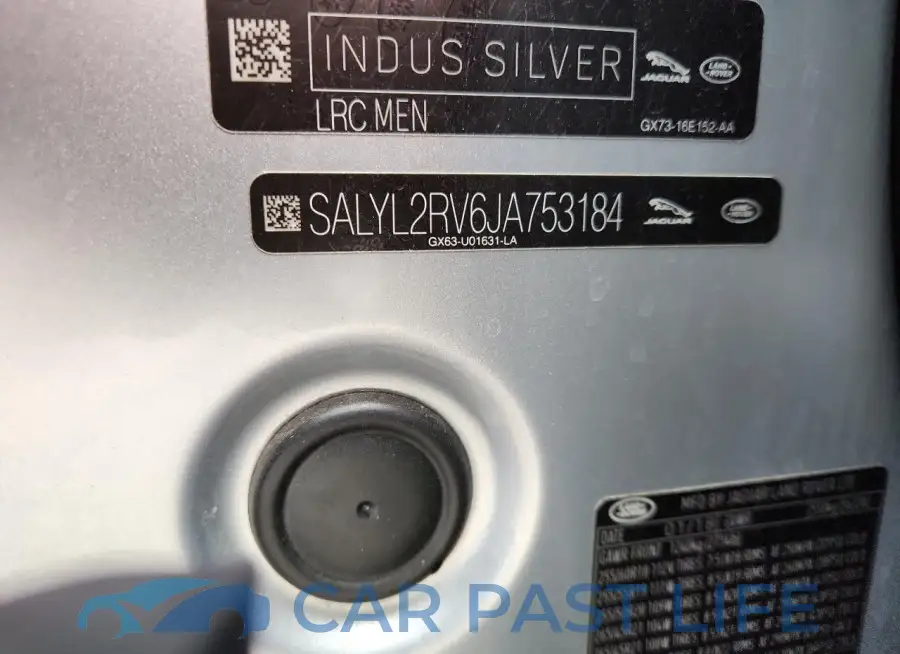 SALYL2RV6JA753184# 12