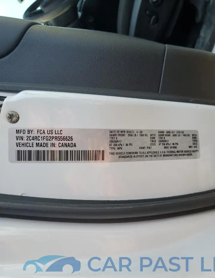 2C4RC1FG2PR556626# 13