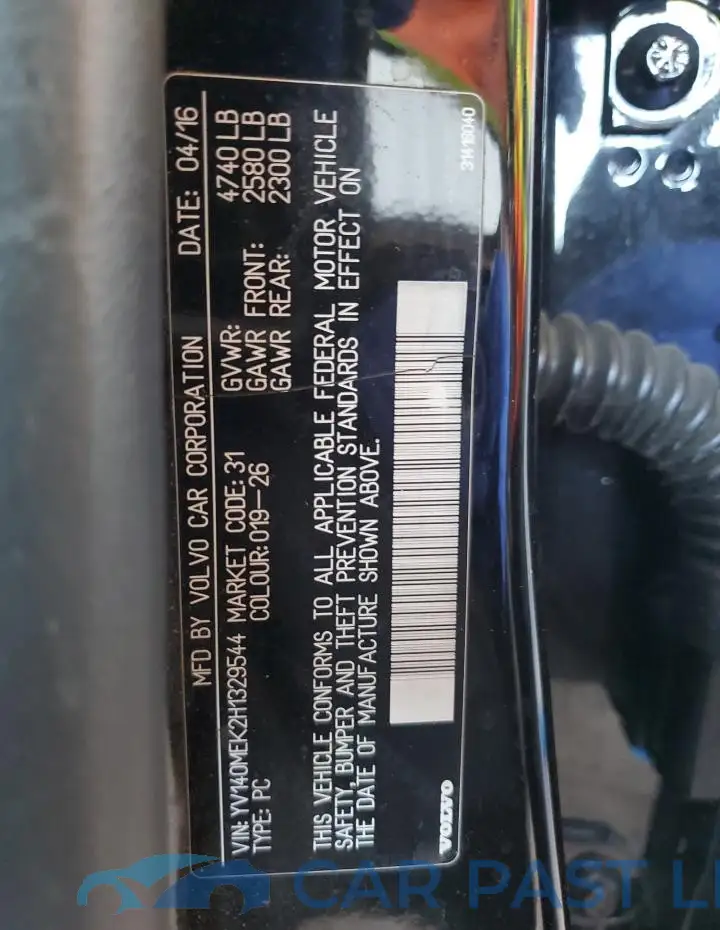 YV140MEK2H1329544# 13
