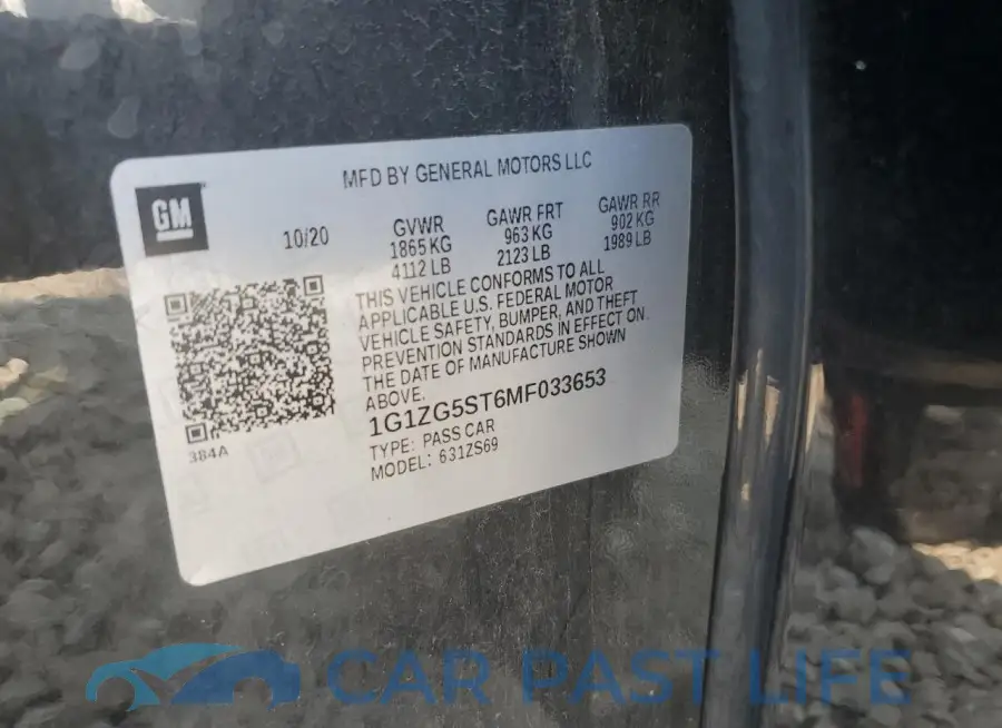 1G1ZG5ST6MF033653# 12
