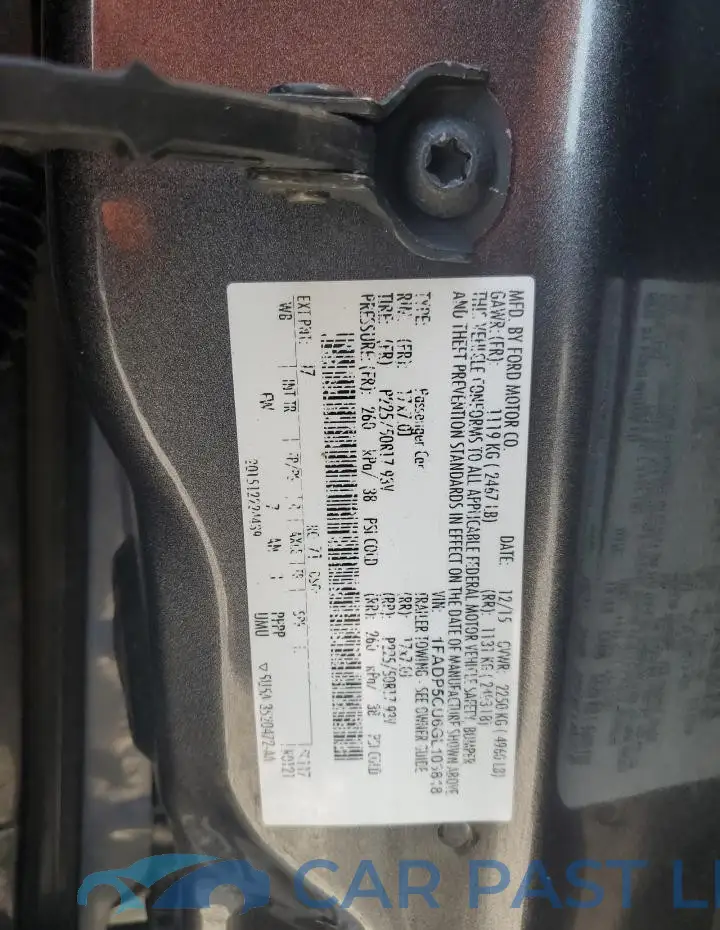 1FADP5CU6GL103818# 13