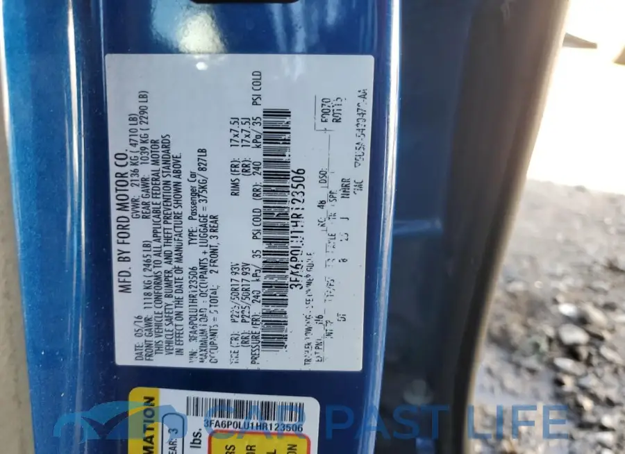 3FA6P0LU1HR123506# 12